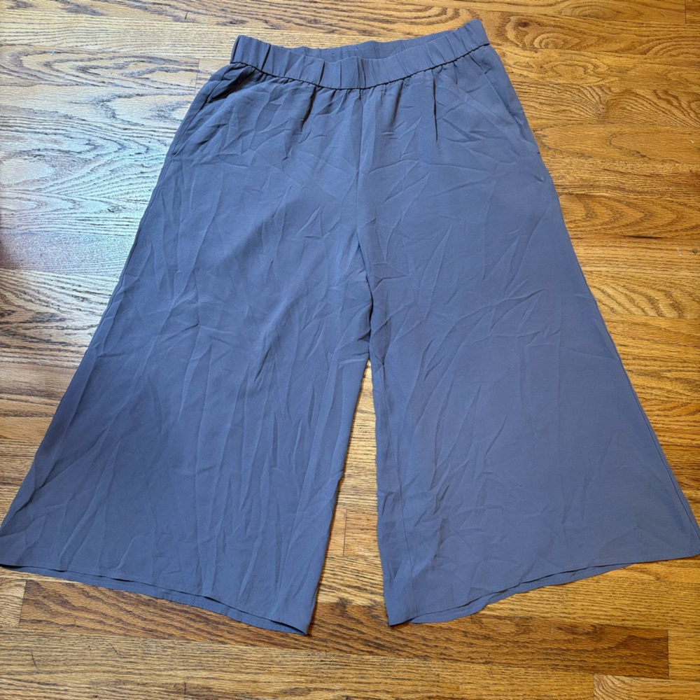 Eileen Fisher Charcoal Trousers NWOT